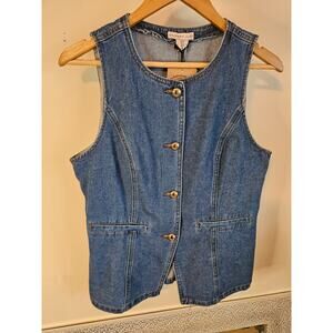 Sincerely Jules Denim Vest – NWT – Size Large